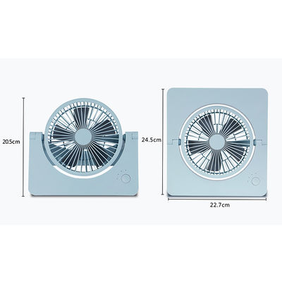le fan portatif avec la batterie rechargeable Rohs a approuvé 3 vitesses réglables